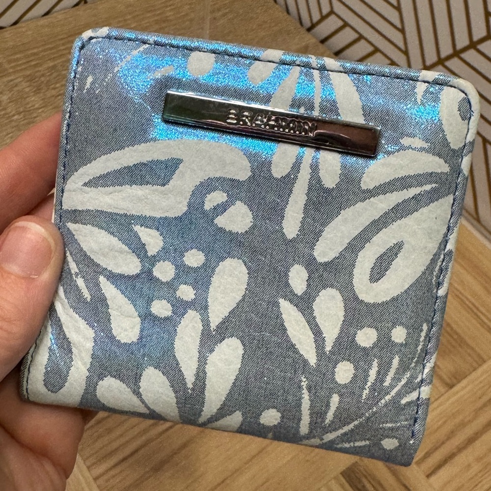NWT Brahmin Jane Bellbottom Blue Lucent Wallet - Picture 10 of 15